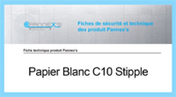 Fiche technique produit Pannex’s Papier Blanc C10 Stipple