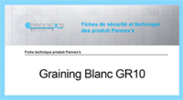 Fiche technique produit Pannex’s Graining Blanc GR10